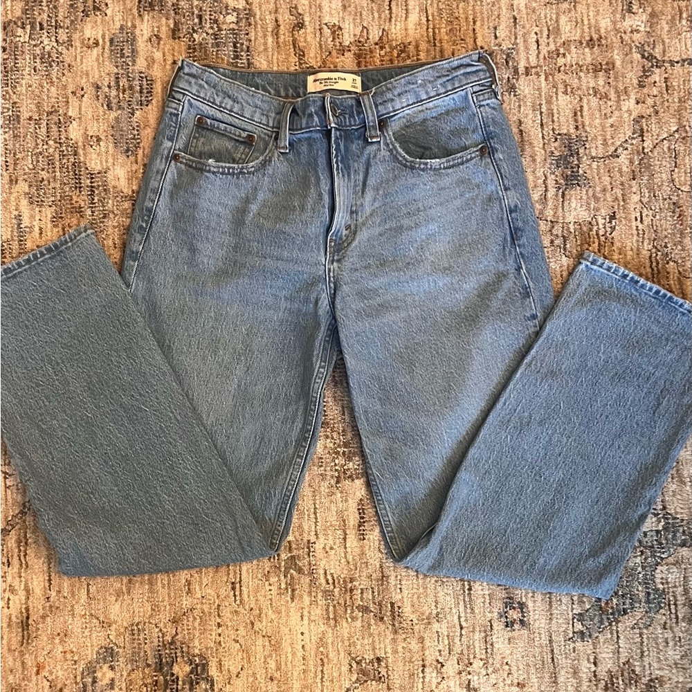 Abercrombie & Fitch Light Blue Straight Jeans
